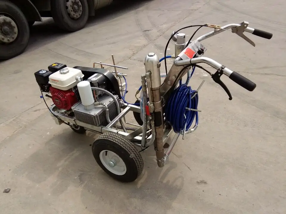 
manual cold paint spraying road marking machine of best seller 