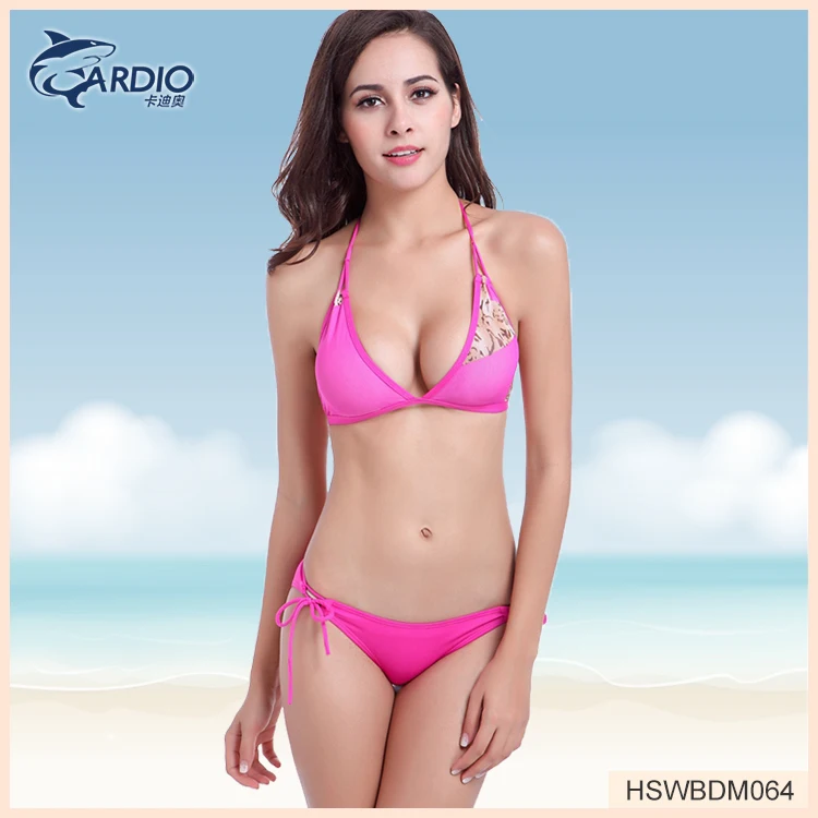 Professional fabric manufacturer Competitive price polyester spandex swimsuit women bikini