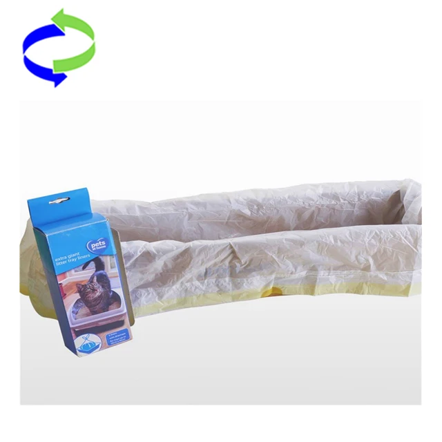 Best Selling Custom Heavy Duty drawstring Cat Litter Box Liners