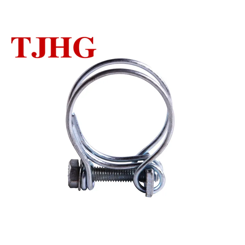 
Factory Supplier High Quality new Product Metal Spring Adjustable Double Wire Hose Clamp 