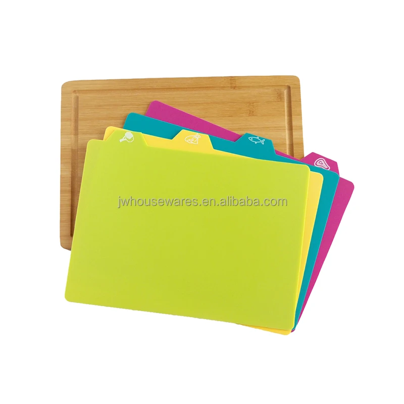 New product bamboo pp cutting chopping board set