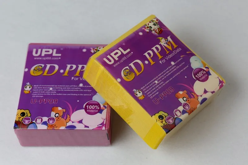 clear pp bag for dvd case/ Plastic CD /DVD Sleeves