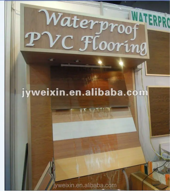 4mm thick anti-skidding pvc flooring for garage