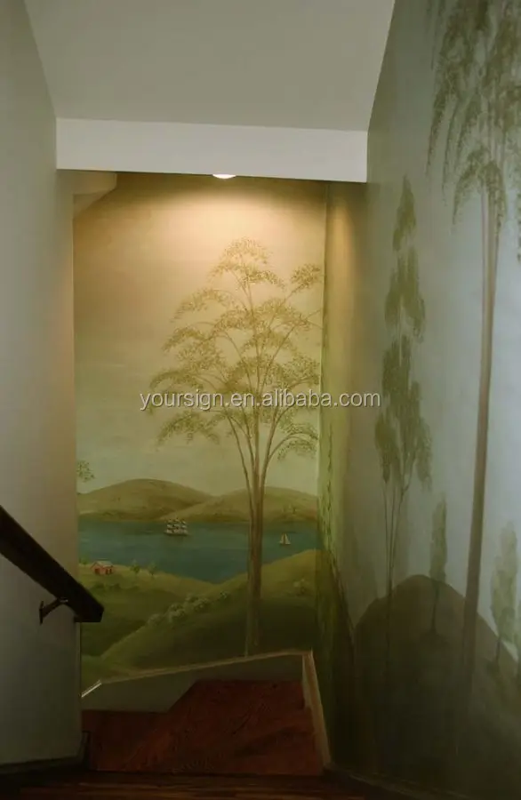 Custom stair risers photo mural decals  wall paper printing