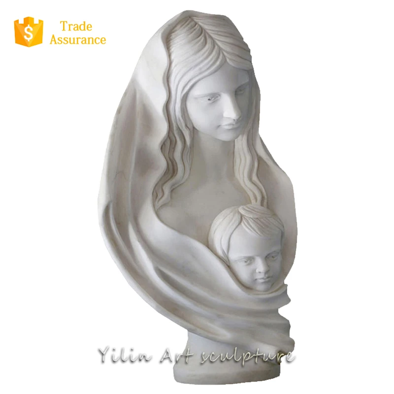 Greek Marble Man Head Carving Sculpture YL-T128