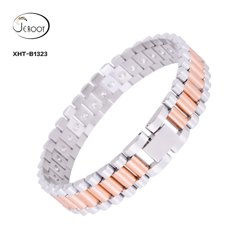 Wholesale 99.999% Pure Germanium Magnetic Watch Chain Bracelet