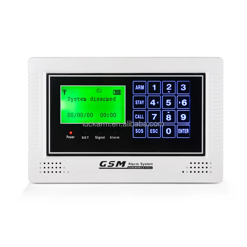 2017 smart GSM alarm system for home security