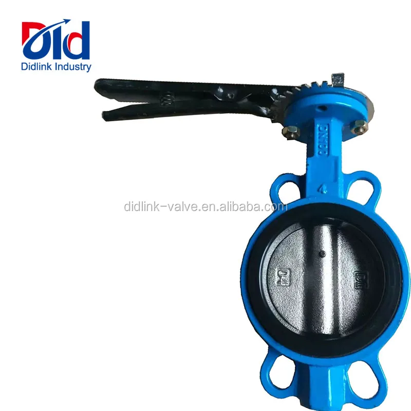 High Temperature Concentric Hand Lever Wafer Cast Iron Cad Drawing With Cheap Price Butterfly Valve For Cement