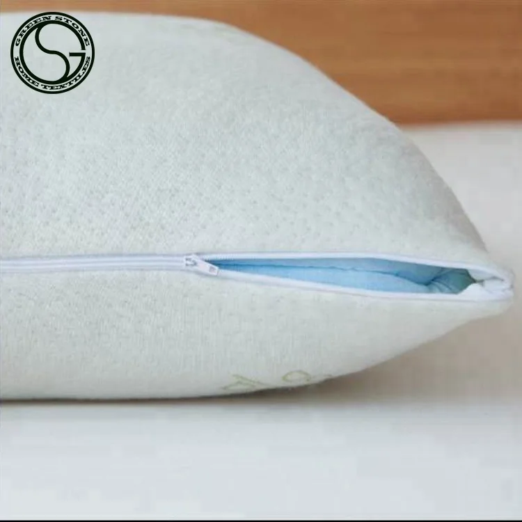 Hot Selling Adjustable Aloe Vera Bamboo Pillow Shredded Memory Foam Pillow