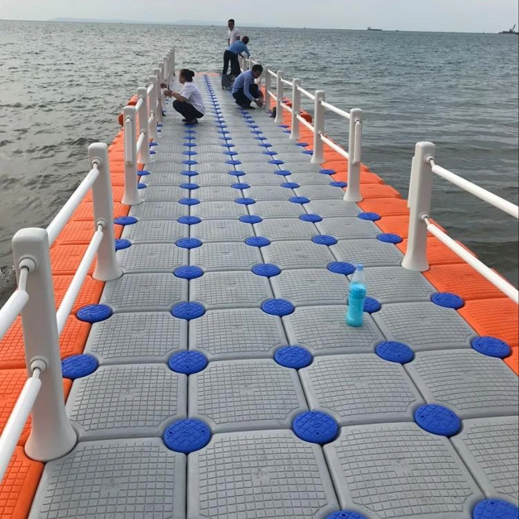 plastic floating pontoon platform