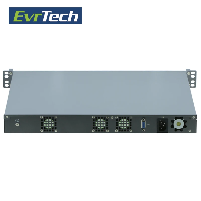Enterprise grade 1U rackmout 8 Lan firewall network security computer with Core i7-4790K and 4 fiber 1000M LAN