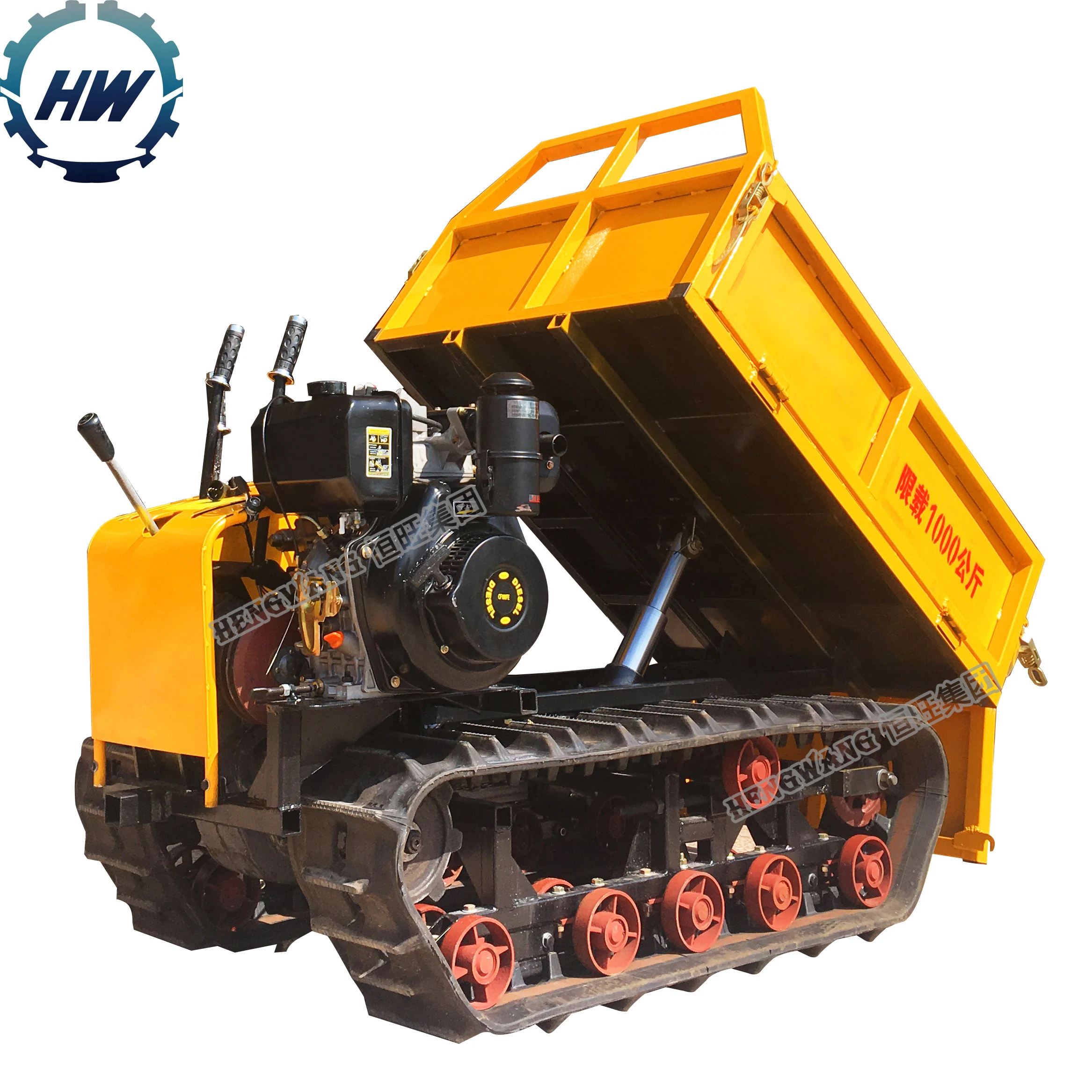 1000kgs mini dumper crawler,dumper mini,crawler mini dumper