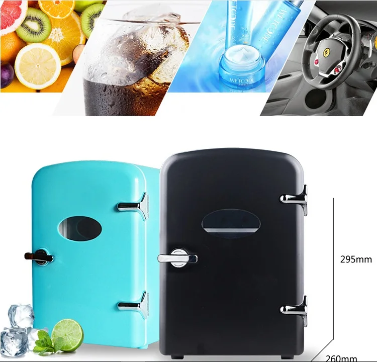 New Mini Bar fridge 4L Electric Mini Fridge  Cool And Warmer Mini  Car Fridge