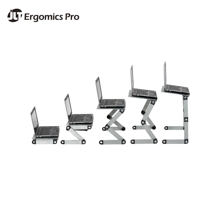 Hot Selling JLT Height Adjustable Portable  Computer Laptop Desk with USB Cooler