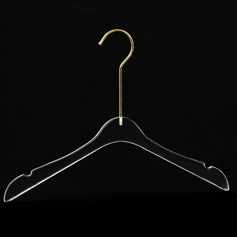 Clothes Hanger Factory Acrylic Transparent Hanger Clear boutique hangers