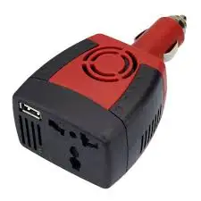
150W Car Power Inverter DC 12V to AC 110V Car Converter, Modified Positive Sine Wave Drive with 1 USB Port 