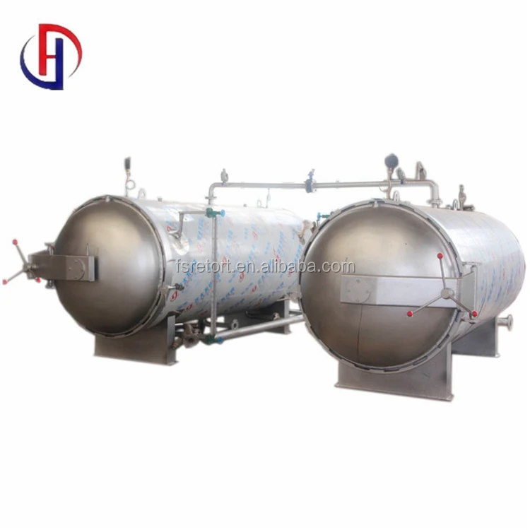 Immersion Retort Sterilizer Machine For Meat And Fish