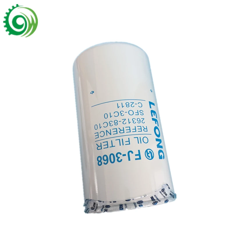 oil filter 26312-83C10 SFO-3C10 for excavator truck tractor
