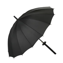 24ribs 16ribs 8ribs big size innovate new creative semi auto japanese katana handle blade runner samurai sword umbrella