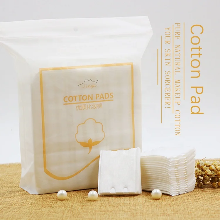 Easy to carry eco-friendly hygienic daily cleaning and makeup cotton pad paper fiber cotton pads