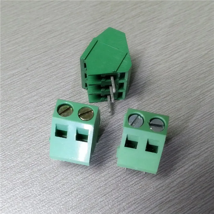 5.0mm DEGSON 103 green rising clamp terminal blocks