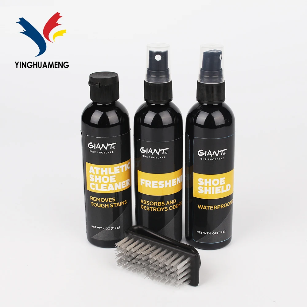
2018 easy use athletic care care kit include shoe cleaner shoe shied brush sneaker cleaner 