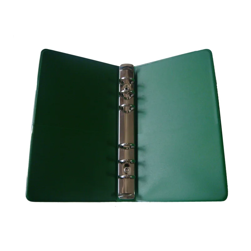 6 ring  a5 plastic folder with ring binder