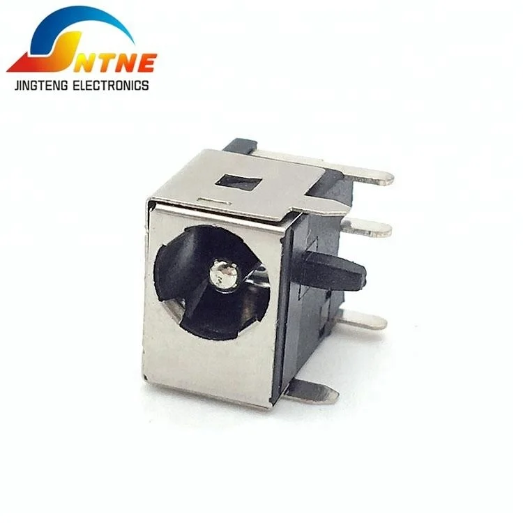 DC Socket JTELE DC-044A DIP High Quality RoHS Certification DC power jack female shell of half package type