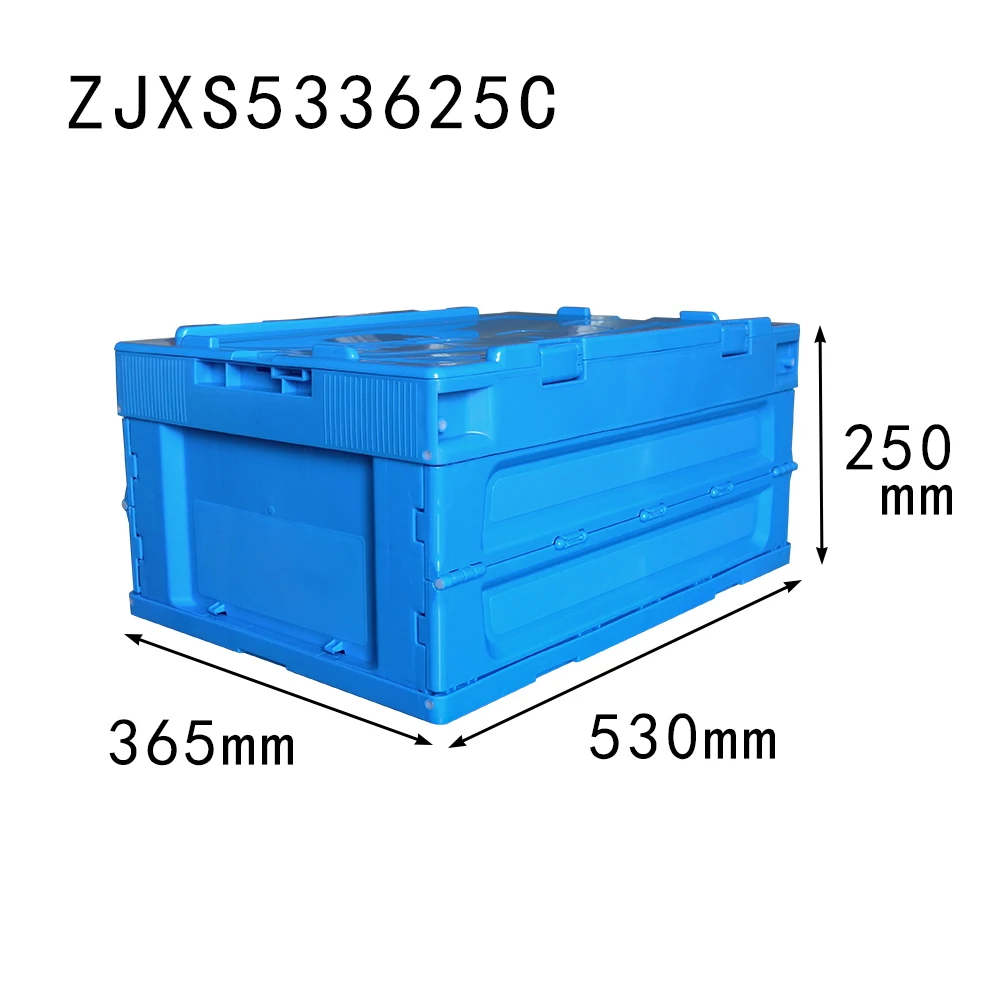 food container with lid plastic logistic container circulating box delivery crates plastic box for storage