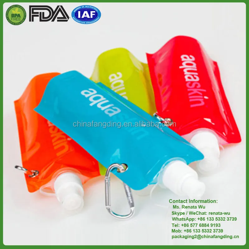 Голубая красная зеленая оранжевая пластиковая бутылка для питьевой воды разных цветов без БФА