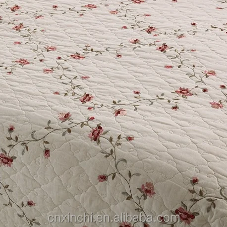 
Comfortable Bed Polyester Filled quilted fabrics wholesale 