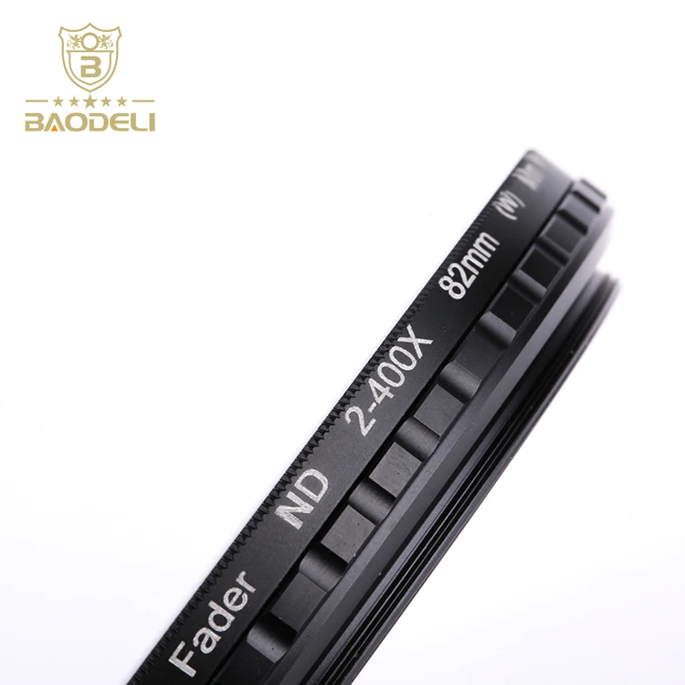 Baodeli Wholesale Camera Filter 58Mm Adjustable Slim Fader Variable Neutral Density Nd Filter Nd2-Nd400