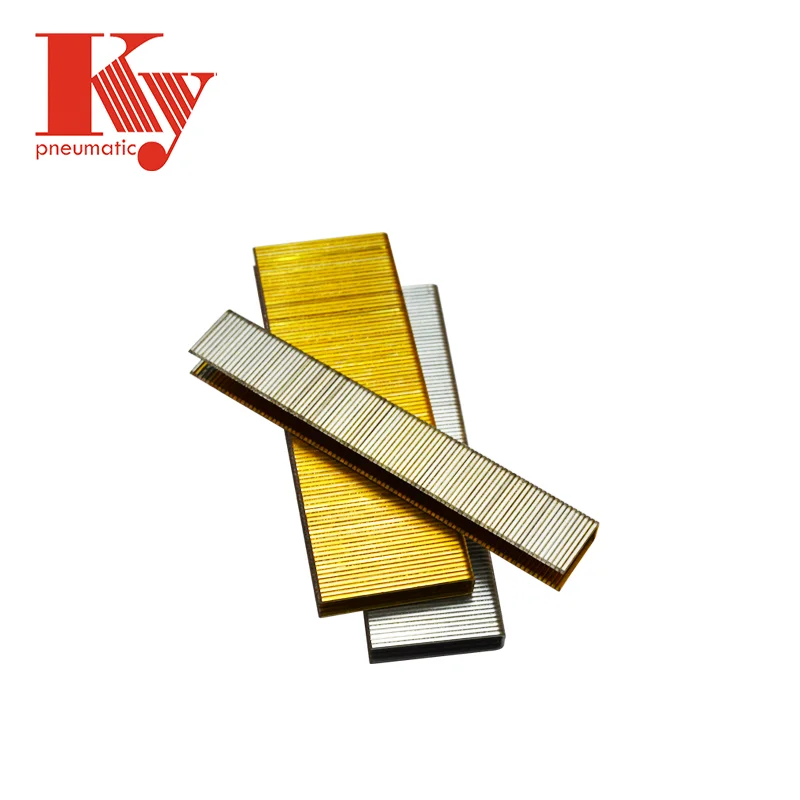 Factory Pneumatic Staple Manufacturing Galvanized Iron Wire U Shape Staple Nail For Furniture 9225 9228 9230 9240 Staple