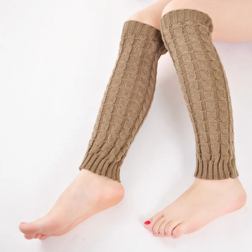 Women Boot Socks Beautiful Acrylic Leg Warmer Knit Ladies Leg Warmer Boot Topper