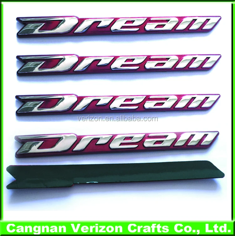 Wholesale custom chrome plastic car emblems plastic car emblems car badges emblems