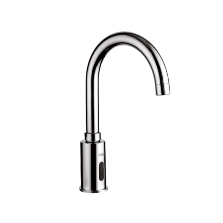 modern waterfall automatic brass smart swan goose neck heater hands free kitchen sensor vanity infrared water faucet new
