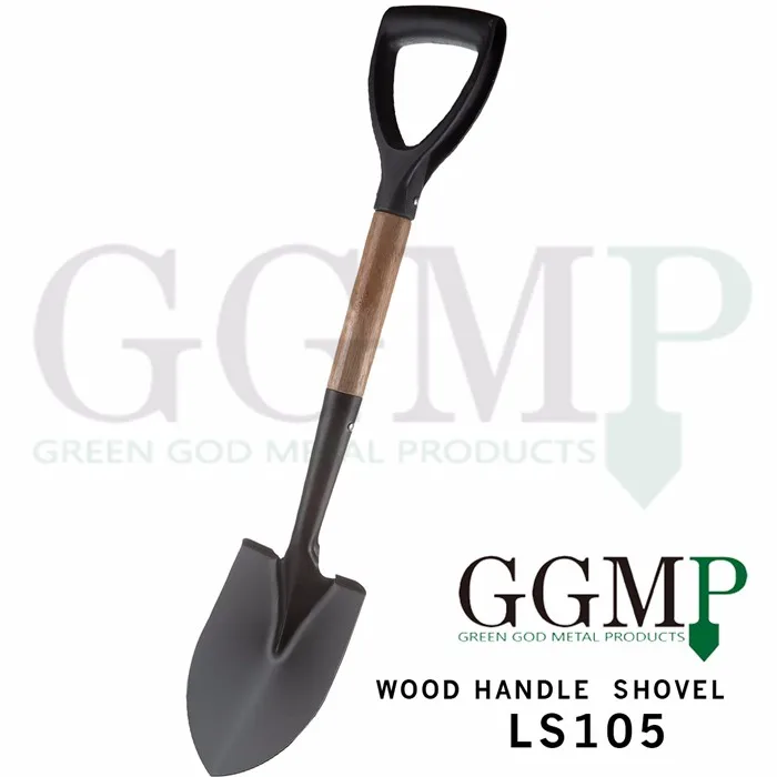 
Carbon steel agriculture farming wooden handle garden spade shovel 