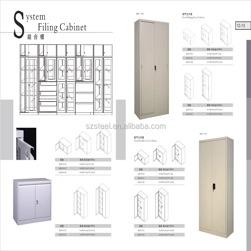 Galvanized Steel Wardrobe 6 Door Student Locker for College Dormitory