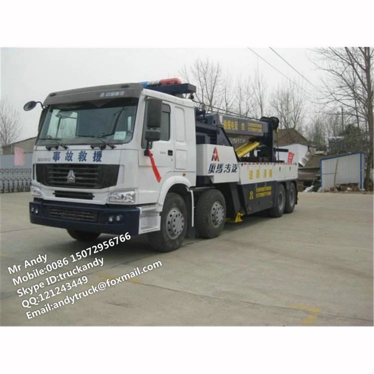 HOWO 8x4 LHD or RHD 50 ton wrecker