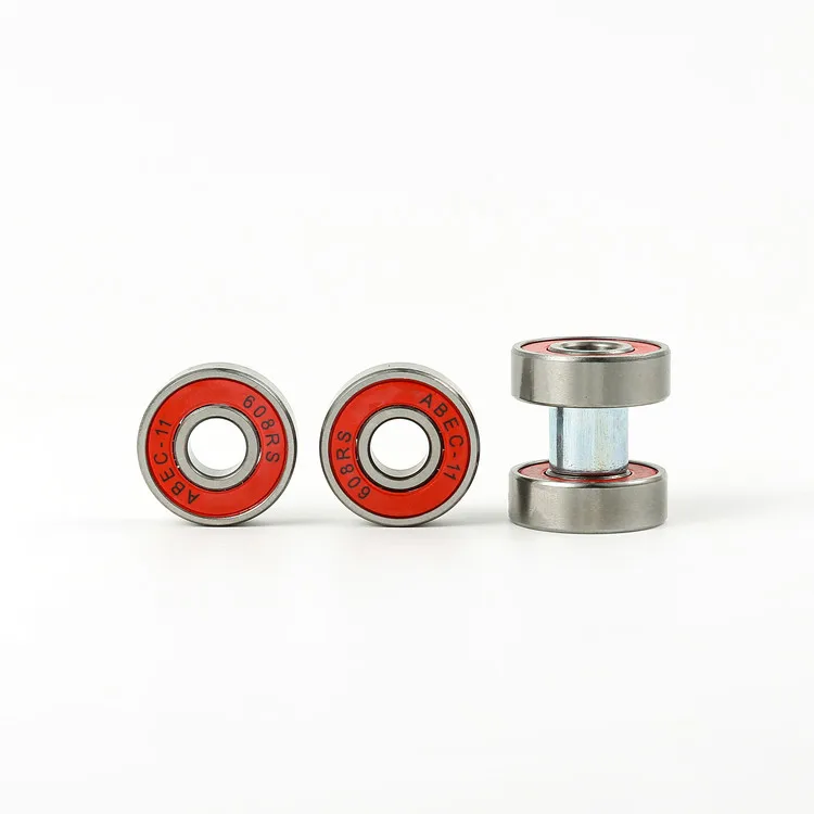 High Speed 608RS ABEC-11 Chrome Steel Skateboard Bearings