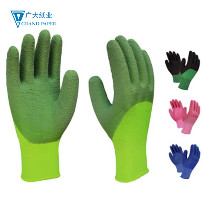 Дешевые перчатки с латексным покрытием 10 г, защитные перчатки и рабочие перчатки