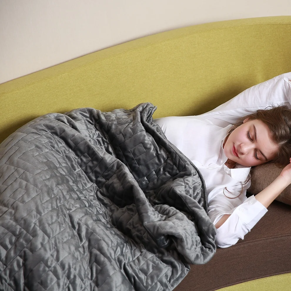 Индивидуальные Утяжеленные одеяла для беспокойства стресса и бессонницы