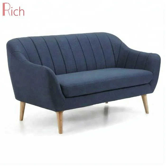 Wholesale Home Furniture Arm Chair Couch Nordic Scandinavian Channel Tufted Modern Living Room Fabric Sofa