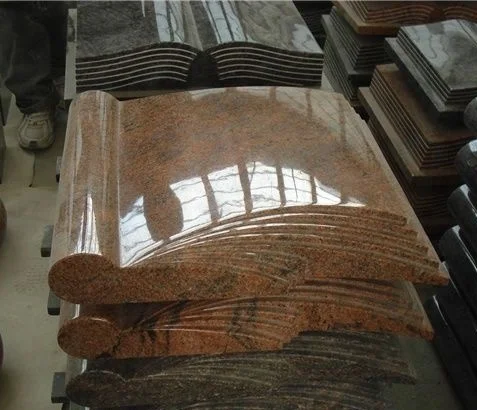 Western Style Unique headstones Book shape headstone Factory Price Headstones for sale