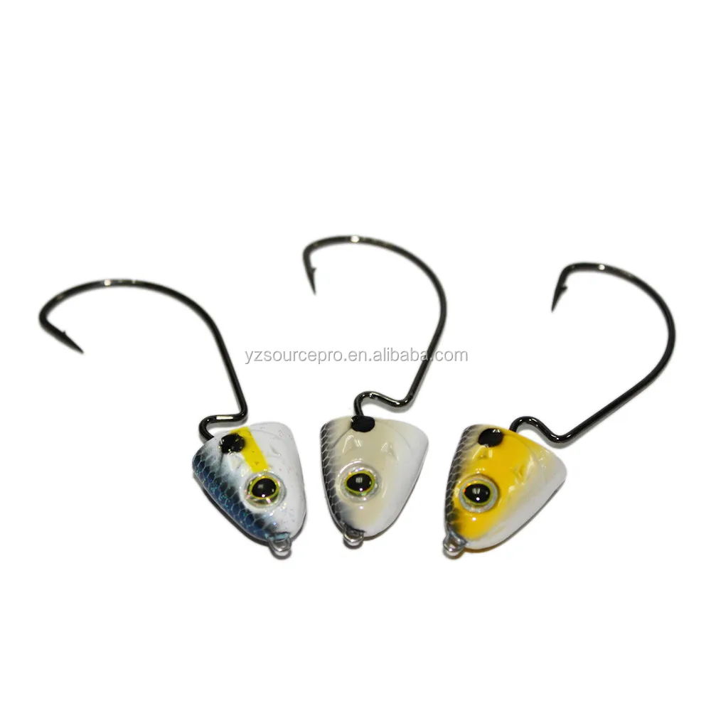 12TLWJ50-517 fishing tungsten living wiggly jig with 5/0 hook 1/2 oz. (14.2g) tn shad color 1pk