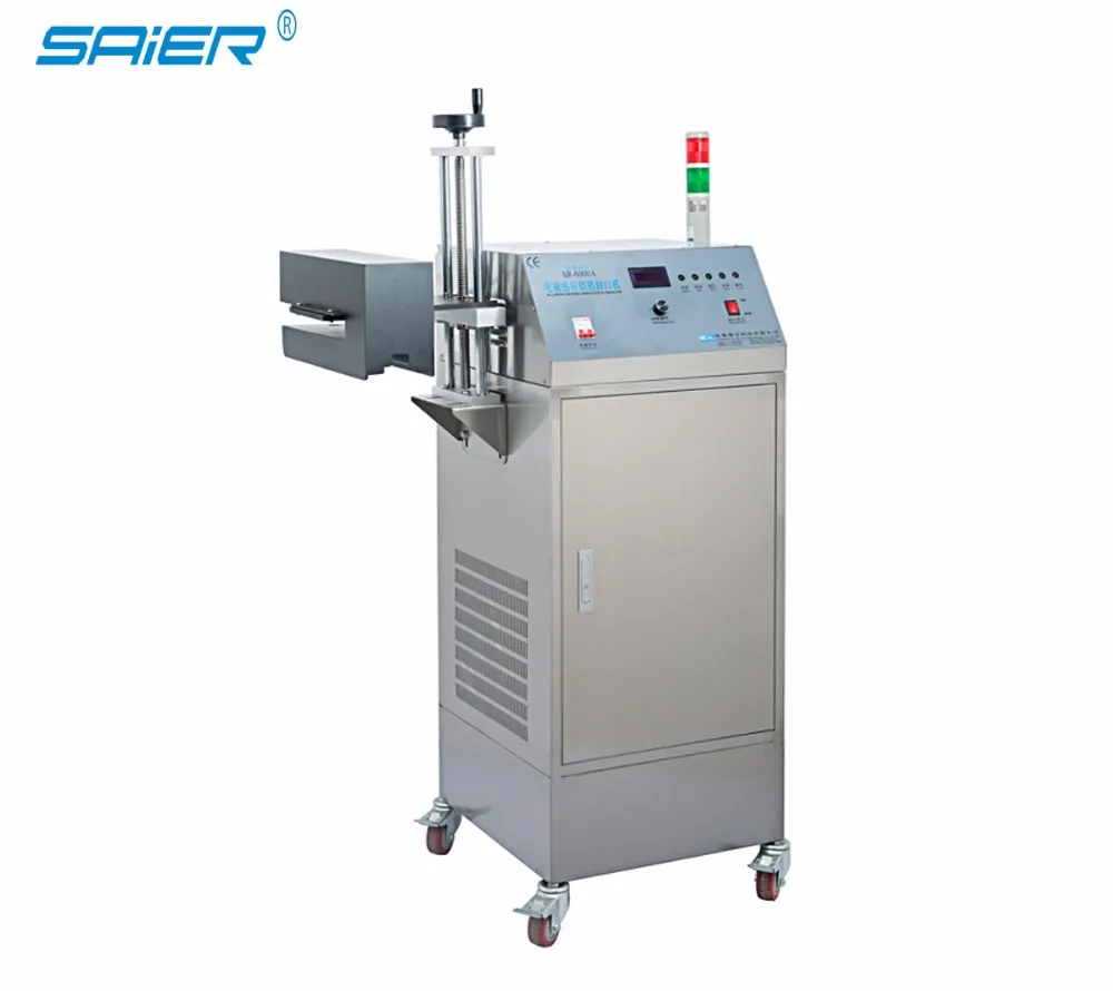 continuous induction sealer machine  electromagnetic foil sealer bottle filling line SR-6000A