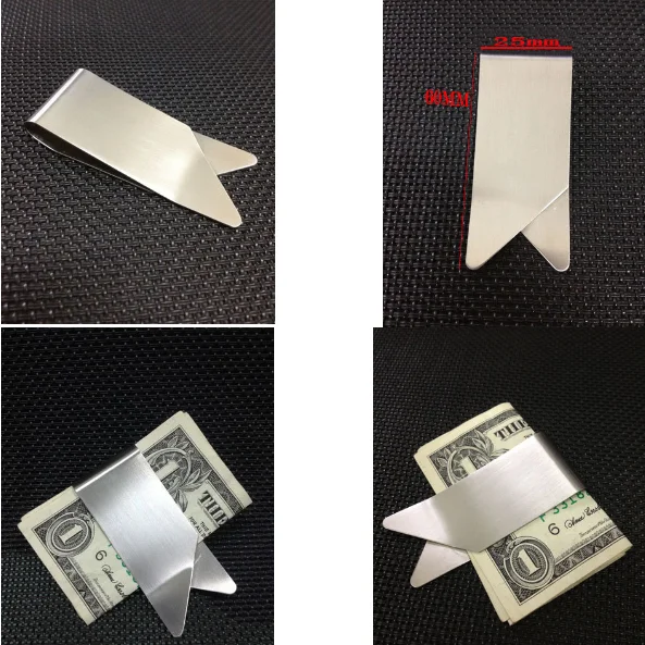 
New Promotion custom size metal money clip 