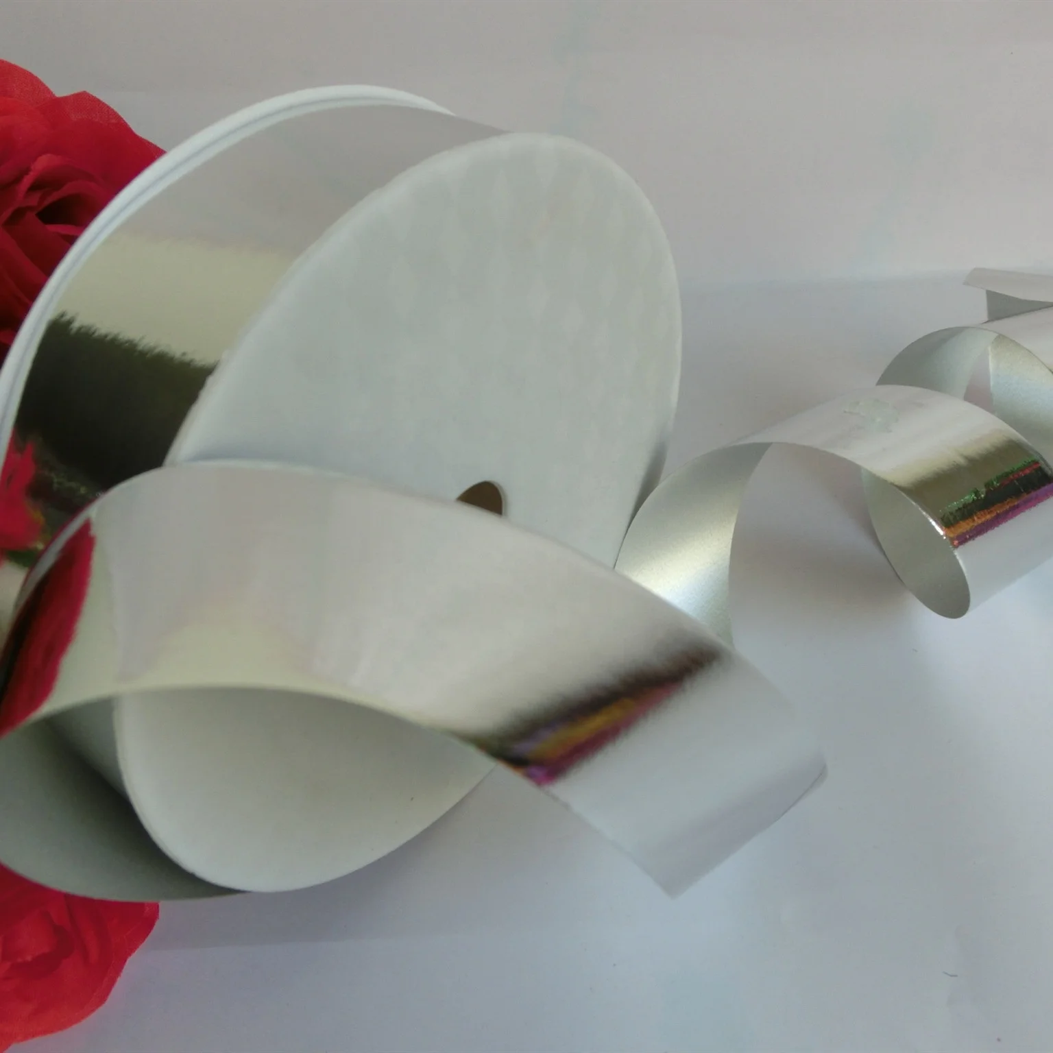 BSCI factory outlet pp metallic ribbon roll