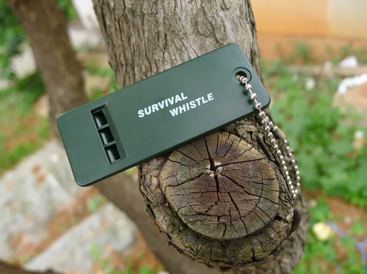 
NEW Army Green Portable Outdoor Survival Whistle 3 Holes Tactical Whistled High Quality Survival Whistle 