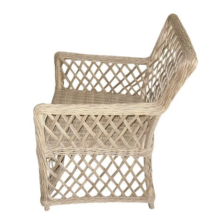 Yinzhou Living Quality Restaurant Armchair Wicker Chairs Outdoor Rattan Furniture Chair